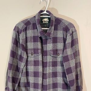 Roots Purple Flannel XL